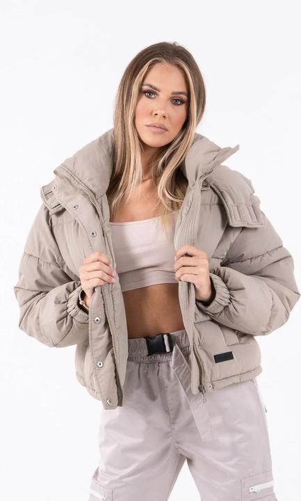 Produktbild Sixth June kurze oversized steppjacke it kapuze für daen (M)