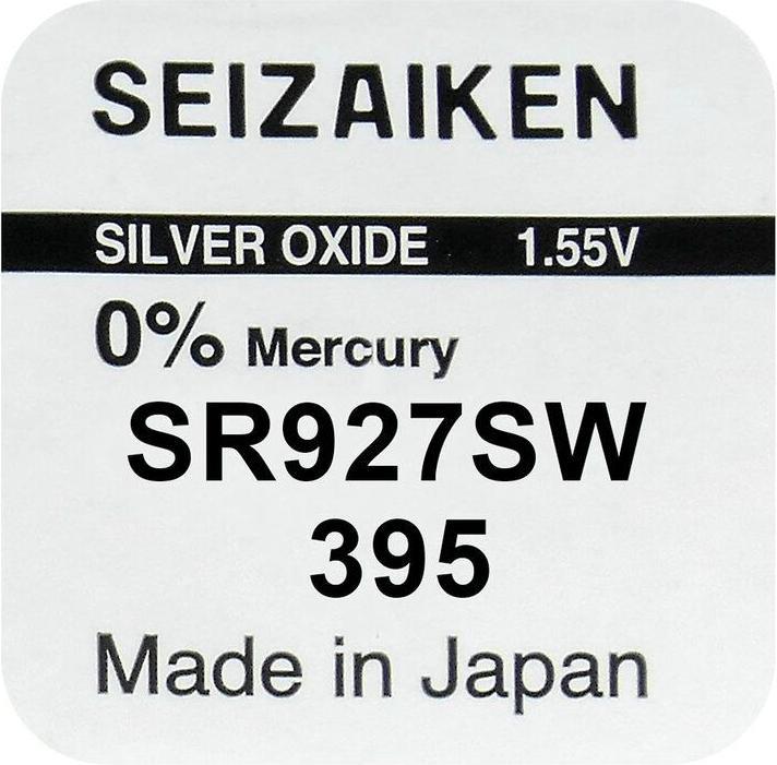 Valeurs nutritives et ingrédients Seiko 395 / SR927SW - 10 piles bouton (10 pcs, 60 mAh)