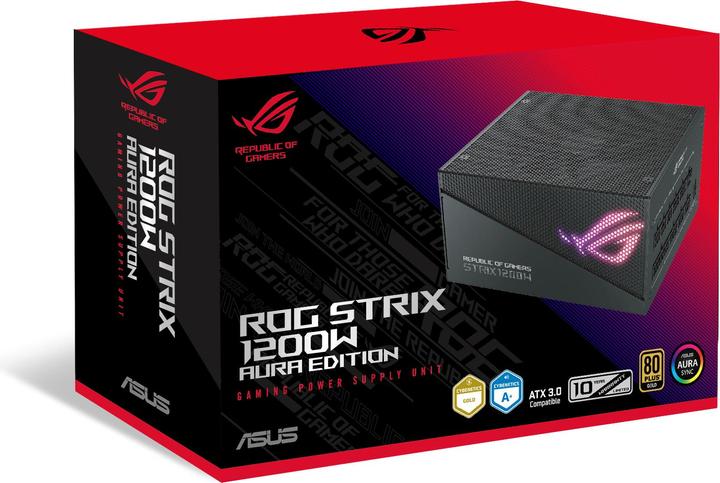 Actual product image ASUS ROG Strix Gold Aura Edition (1200 W)