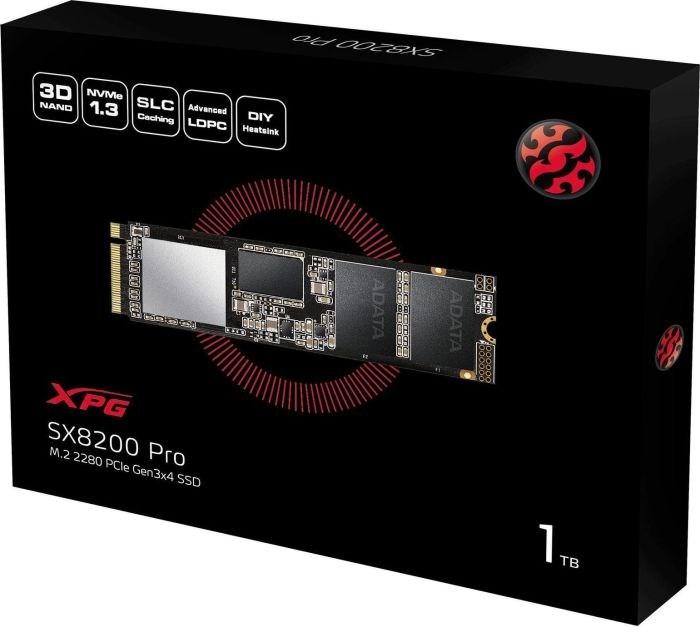 Produktbild Adata XPG SX8200 PRO 1 TB M.2 PCIE SSD (1000 GB, M.2 2280)