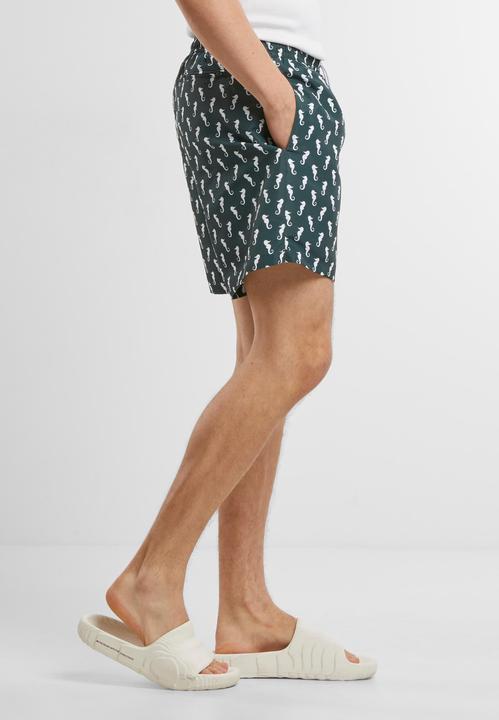 Actual product image Urban Classics Pattern Swim Shorts - 4984 (5XL)