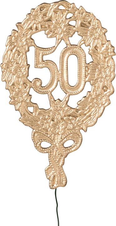 Actual product image Demmler Number "50" gold