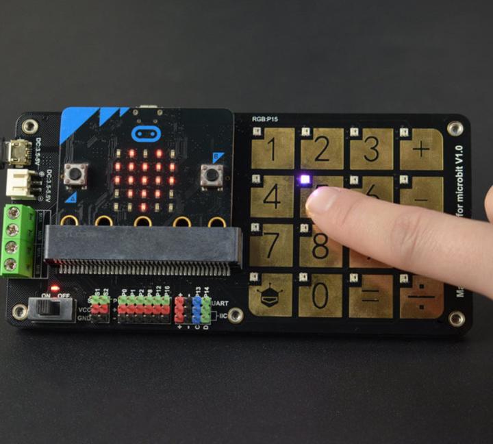 Actual product image DFRobot Micro:Touch numeric keypad for Micro:bit