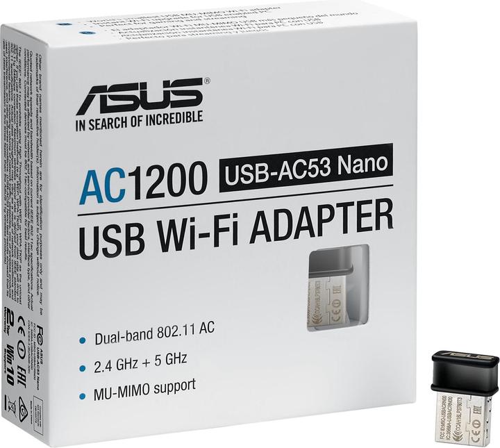 Produktbild ASUS USB-AC53 Nano (USB 2.0)