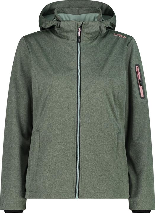 Actual product image CMP Campagnolo Women's Light Melange Jacket Zip Hood (36, XS)