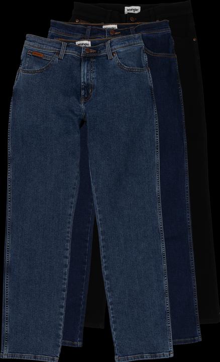 Actual product image Wrangler Texas Stretch Jeans black/dark/stone Trio (W42/L34)