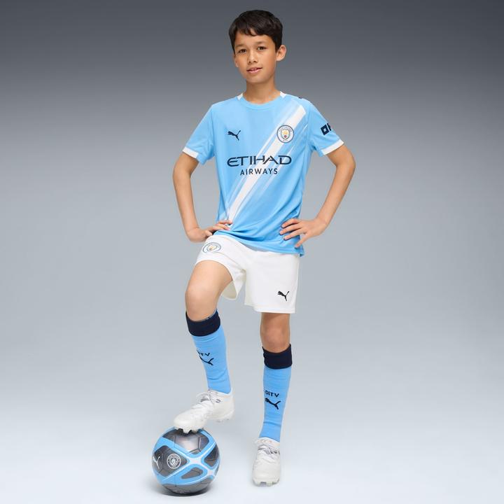 Actual product image Puma MCFC Shorts Replica Jr (140)