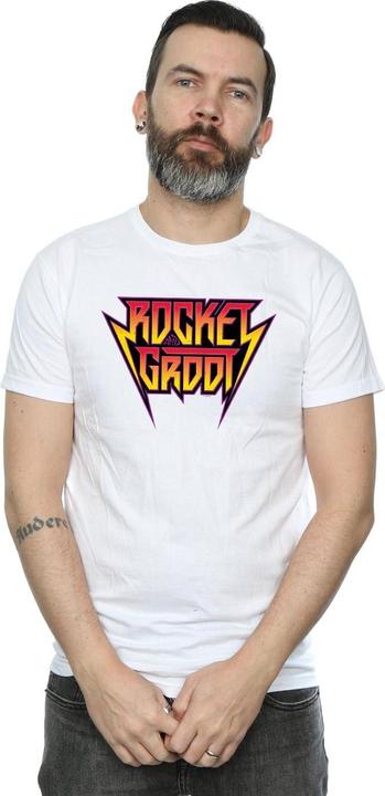 Immagine prodotto Guardians Of The Galaxy Vol. 2 Rocket And Groot Metal Logo Maglietta Uomo (L)