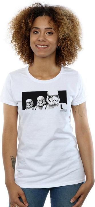 Actual product image Star Wars Womens/Ladies The Rise Of Skywalker Troopers Band Cotton T-Shirt (L)