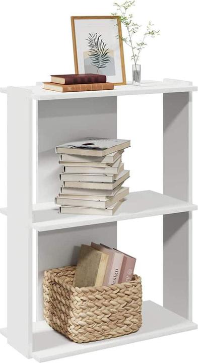 Immagine prodotto VidaXL Libreria 3 ripiani Bianco 60x30x80 cm Materiale in legno (60 x 30 x 80 cm)