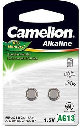 Camelion Alcaline (2 pcs, LR44, 158 mAh)