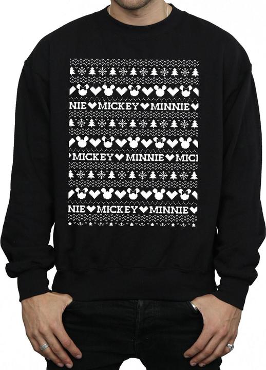 Produktbild Disney Mickey And Minnie Christmas Fair Isle Sweatshirt (M)