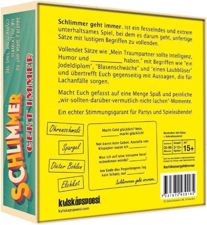 Produktbild TOP Schlimmer geht immer (Deutsch)