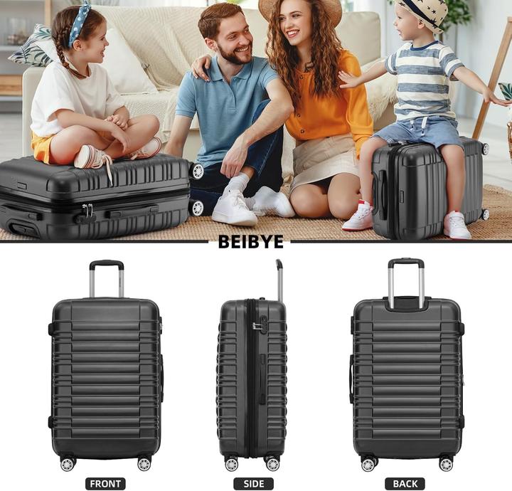 Actual product image Beibye Hartschalenreisekoffer (75 l, M (50 - 90l))