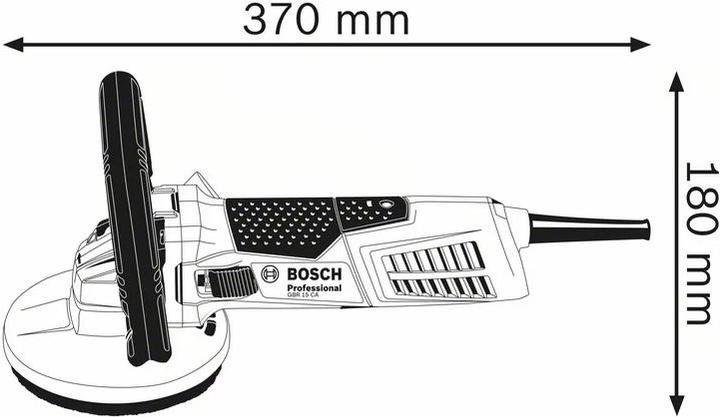 Actual product image Bosch Professional Gbr 15 Ca (Concrete grinder, 1500 W)