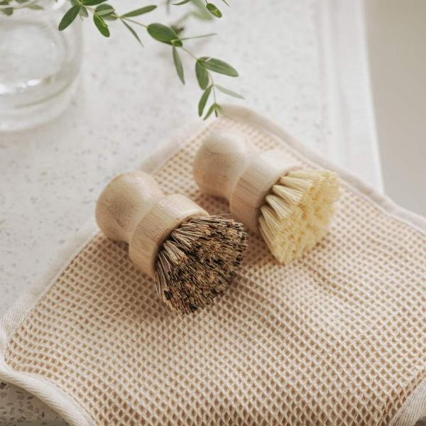 Actual product image Jungle Culture Bamboo dishwashing brushes | Set of 2 dishwashing brushes (2 pcs.)