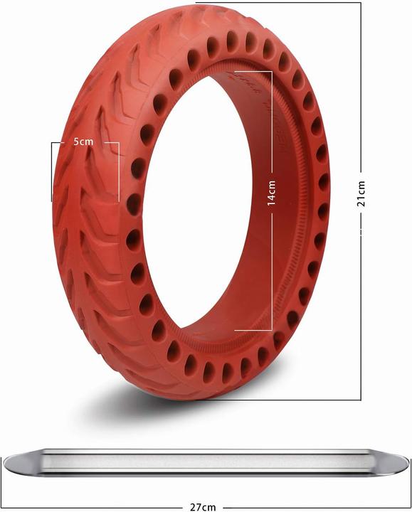 Produktbild Anseni Ersatzreifen für Xiaomi M365 (2 Stück)