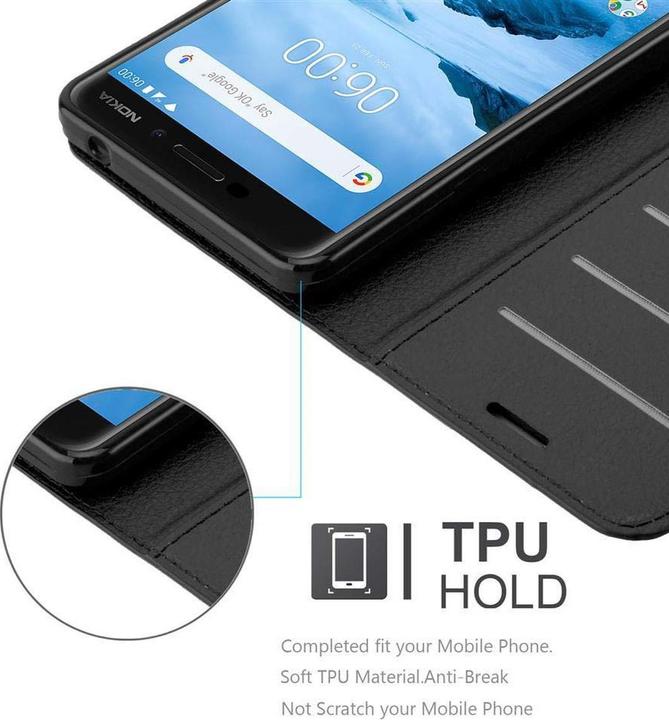Actual product image Cadorabo Book with stand function cover (Nokia 6.1)