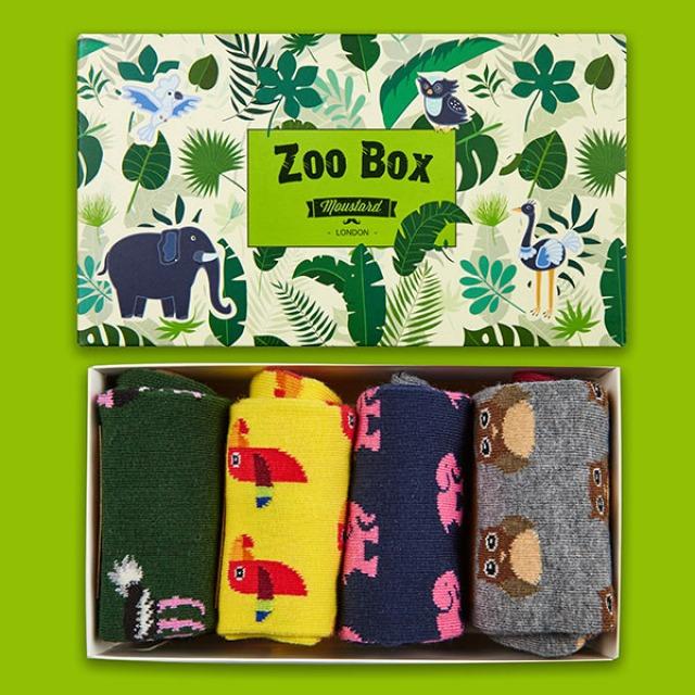Produktbild Moustard Zoo Box (4er Pack, 41 - 46)