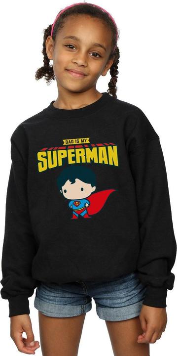 Produktbild Superman My Dad Is My Hero Sweatshirt Mädchen (152, 158)