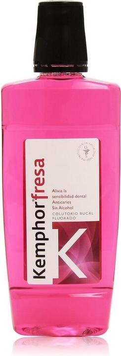 Produktbild Kemphor Mundspülung Erdbeere (500 ml) (500 ml, Mundspülung)