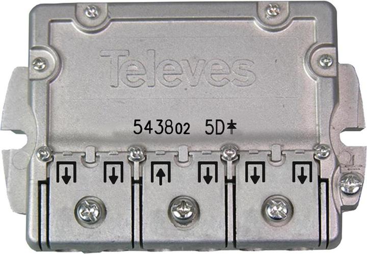 Image du produit Televes EFV 5 Répartiteur Easy-F 5x - 2400 MHz 11dB (11 dB, Manifolds et Brancheurs)