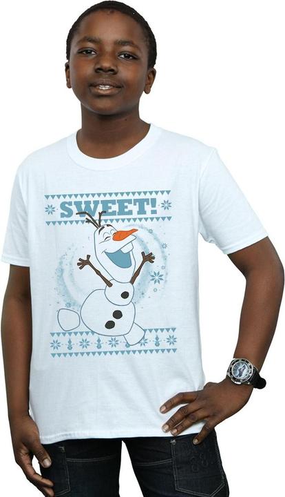 Immagine prodotto Disney Frozen Olaf Sweet Christmas Maglietta Ragazzi (152, 158)