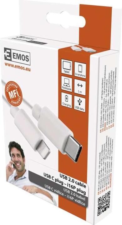 Produktbild Emos USB C — Lightning (1 m, USB 2.0)