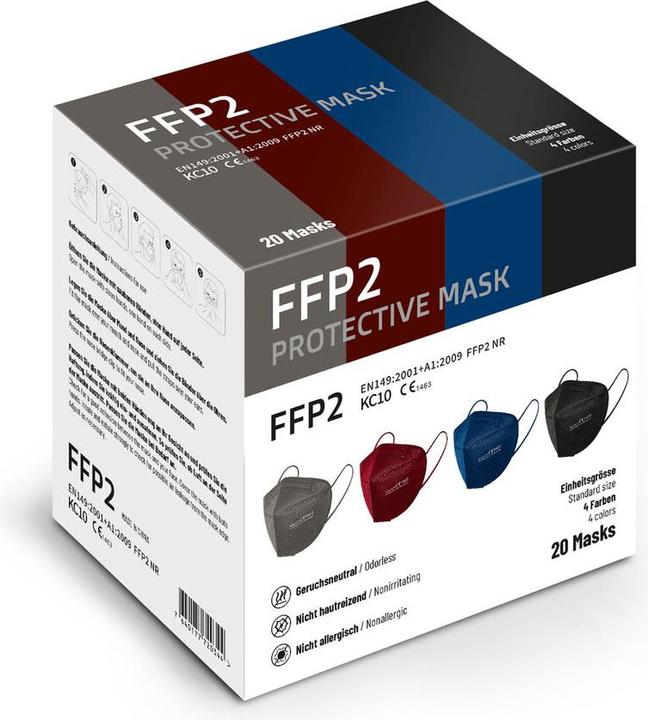 Immagine prodotto Kangcheng PANDEMIE Osiris Mixed Mask Dark FFP2, Mundschutzmasken (FFP2)