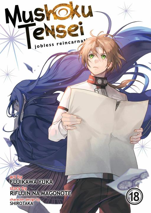 Actual product image Mushoku Tensei: Jobless Reincarnation (Manga) Vol. 18 (English, Rifujin Na Magonote, Fujikawa Yuka, Shirotaka, 2024)