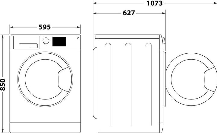 Immagine prodotto Whirlpool FFB 9458 WV EE (9 kg, A sinistra, Spina UE)