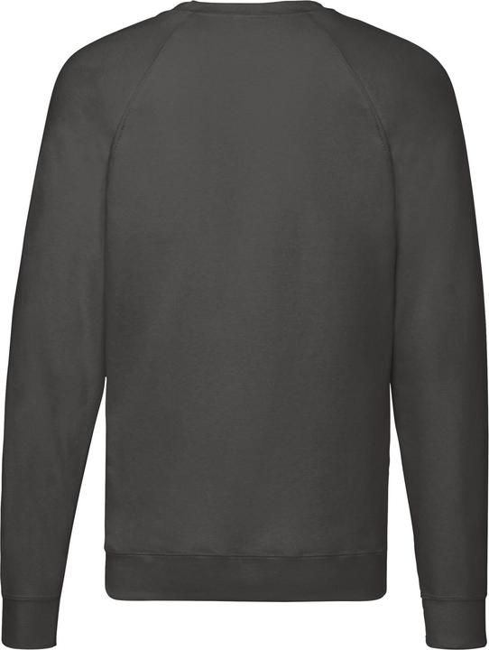 Actual product image Fruit of the Loom Unisex Adult Lightweight Raglan Sweatshirt (M)