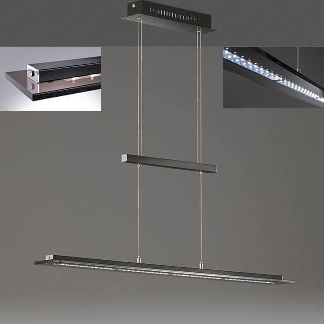 Produktbild Fischer & Honsel Honsel Tenso TW LED Pendelleuchte 21,4W Tunable white steuerbar dimmbar Glas rauchfarben t