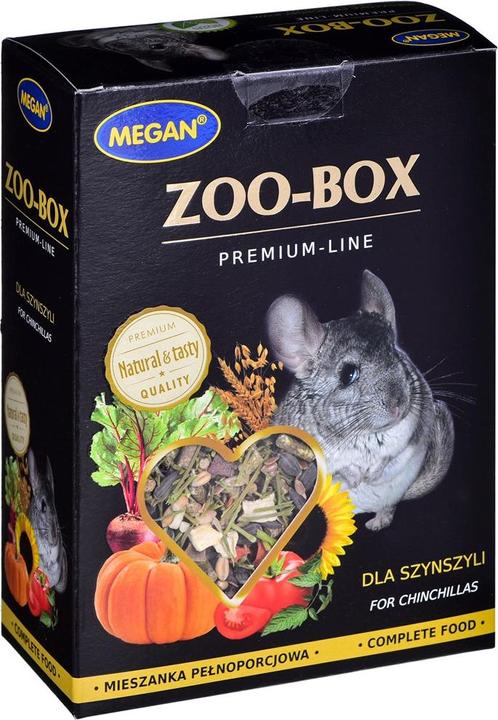 Immagine prodotto Megan Zoo Box - Cibo per cincillà - 500 g (0.50 kg)