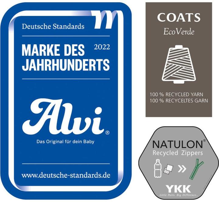 Actual product image Alvi Schlafsäcke Baby-Mäxchen Aussensack - Pretty - Gr. 68 (2.5 TOG)