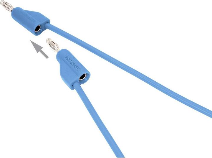 Immagine prodotto Voltcraft Puntali altamente flessibili SET 0,5 m 30 V/AC, 60 V/DC 10 A