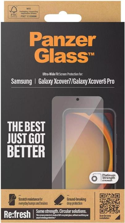 Produktbild PanzerGlass Ultra-Wide Fit (1 Stück, Samsung Galaxy XCover 6 Pro)
