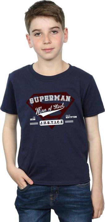 Actual product image Boys Superman Man Of Steel T-Shirt (140, 146)