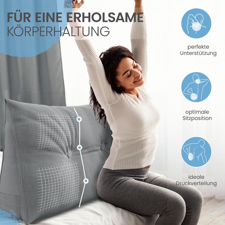 Image du produit Aktivshop Coussins de lit et de soutien dorsal (20 x 70 x 50 cm)
