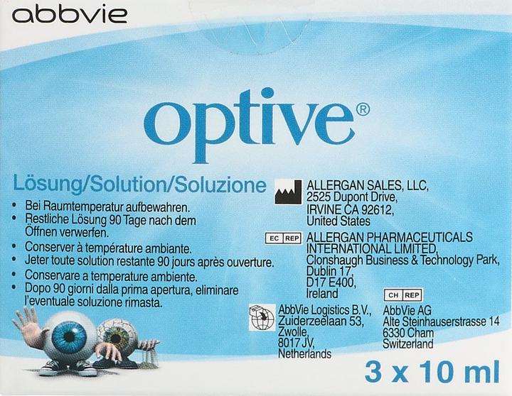 Produktbild Optive Augen-Pflegetropfen Gtt Opht (30 ml, Optive Augenpflegetropfen Gtt Opht)