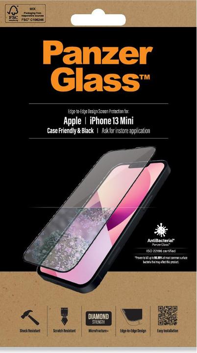 Immagine prodotto PanzerGlass Pellicola protettiva (1 Pezzo/i, Apple iPhone 13 mini)