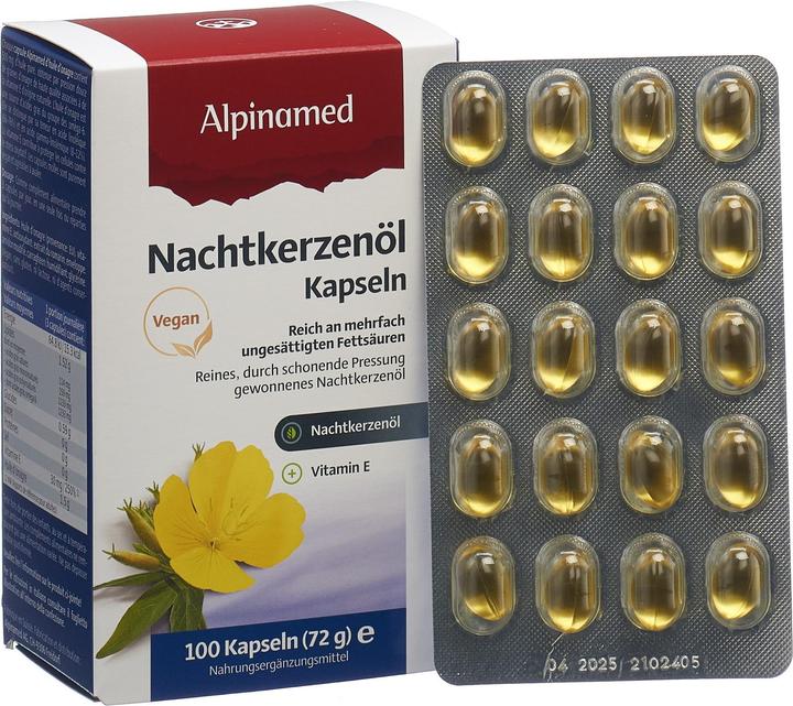 Produktbild Alpinamed Nachtkerzenöl (120 Stück, Kapseln, 112 g)
