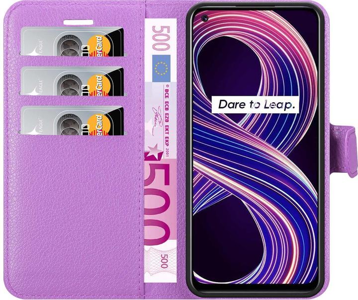 Productafbeelding Cadorabo Boek Stand Case voor Realme 8 5G / V13 / Q3 / Q3i / Narzo 30 5G (Realme Narzo 30 5G, Realme V13, Realme Q3i 5G)