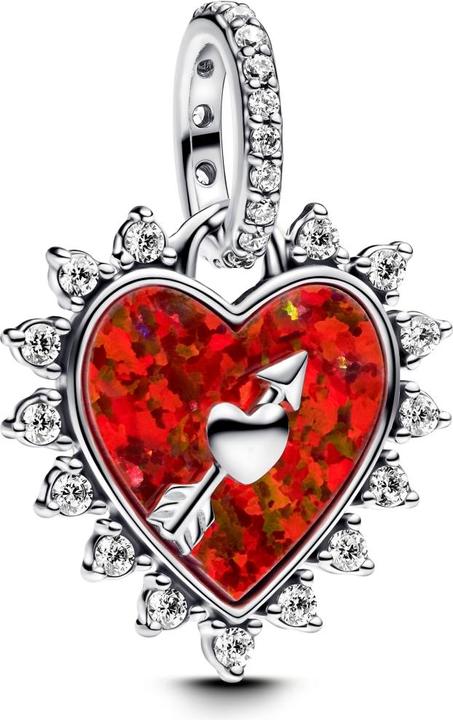 Image du produit Pandora Spinnable Arrow Heart Dangle Charm (Argent sterling 925)
