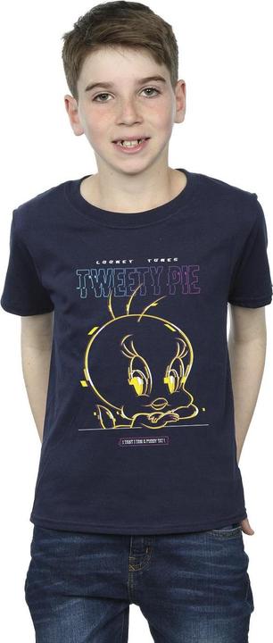 Actual product image Looney Tunes Boys Tweety Glitch T-Shirt (152, 158)