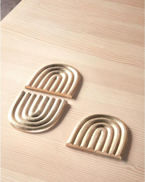 Actual product image Oyoy Trivet Rainbow Gold (1 x, Pan coaster)