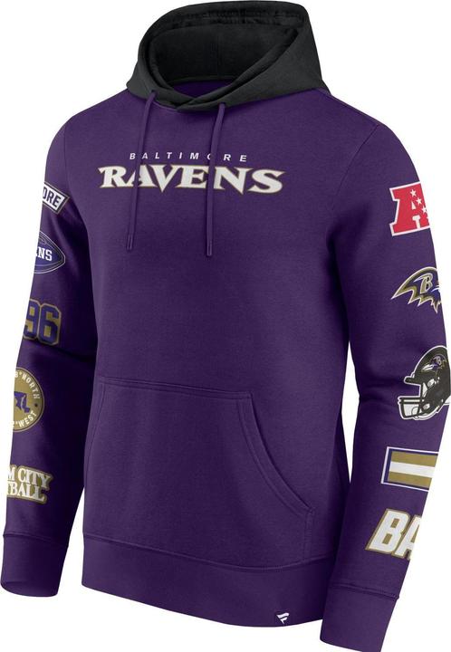 Actual product image Fanatics Baltimore Ravens NFL Sleeve Prints Hoody - L (L)