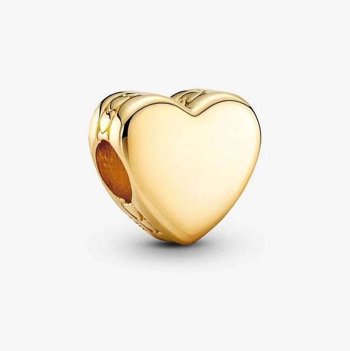 Image du produit Pandora Charm coeur (Plaqué or, Métal)