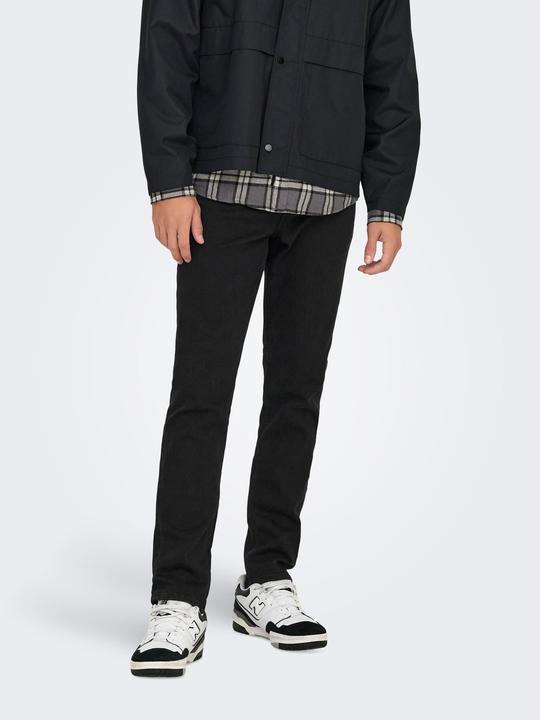 Actual product image Only & Sons ONSLOOM Niedrige Taille Slim Fit Jeans Slim Fit Jeans (30)
