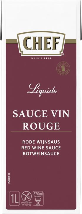 Produktbild Chef Rotweinsauce 1L (1050 g)